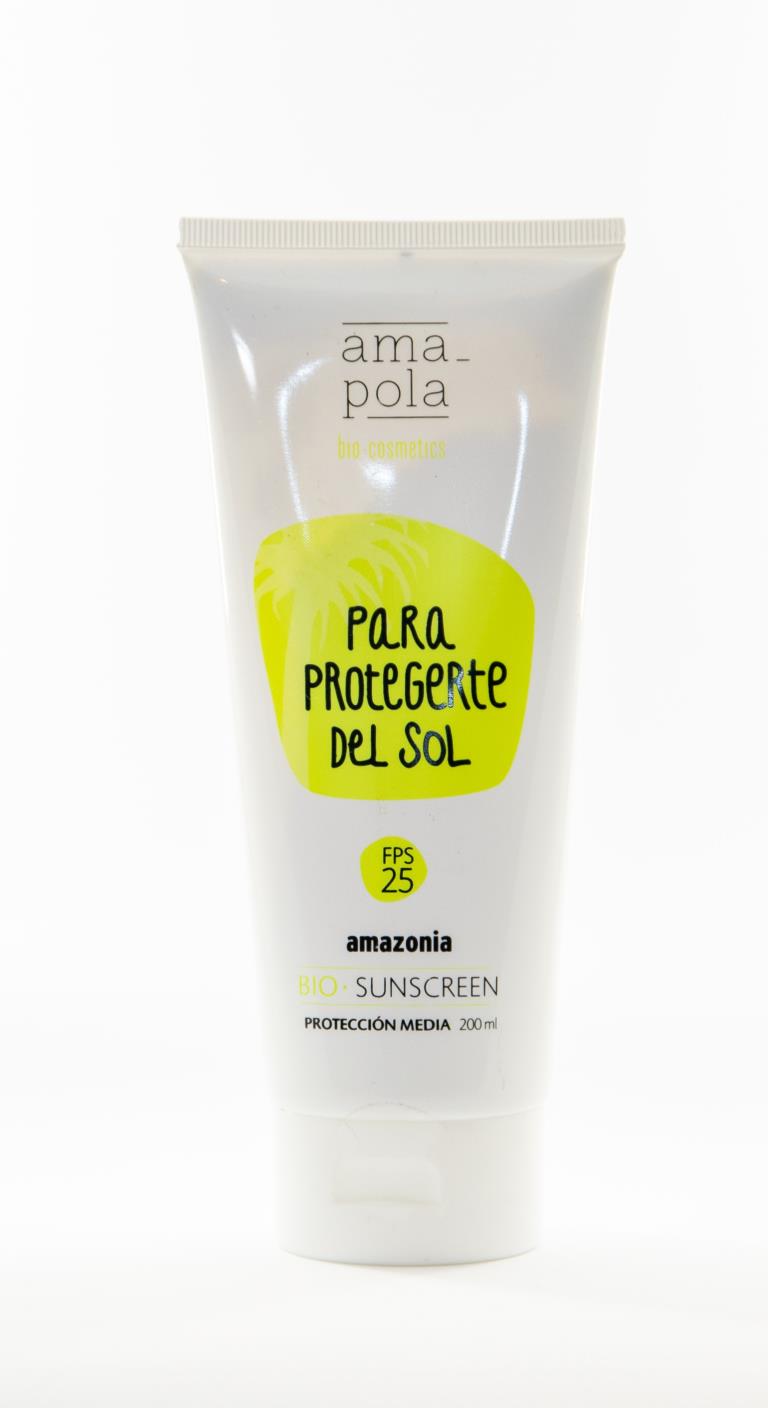 CREMA SOLAR AMAPOLA 200ML. FPS 25   CARA Y CUERPO