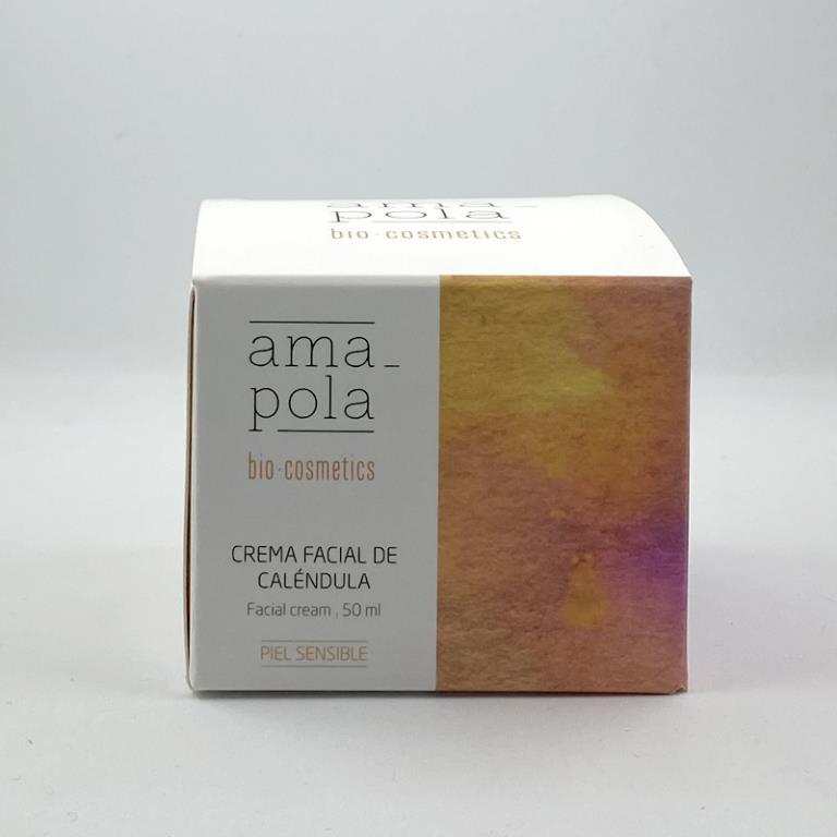 CREMA HIDRATANTE FACIAL DE CALÉNDULA. AMAPOLA BIOC